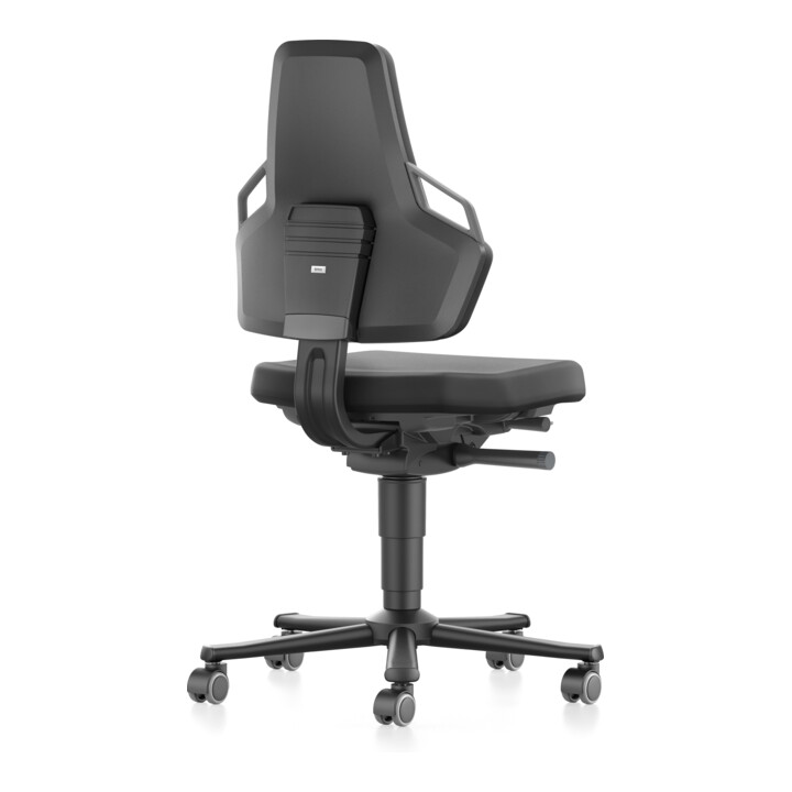 bimos Nexxit mit Rollen PU-Polster Grifffarbe grau Sitzhöhe 450-600 mm