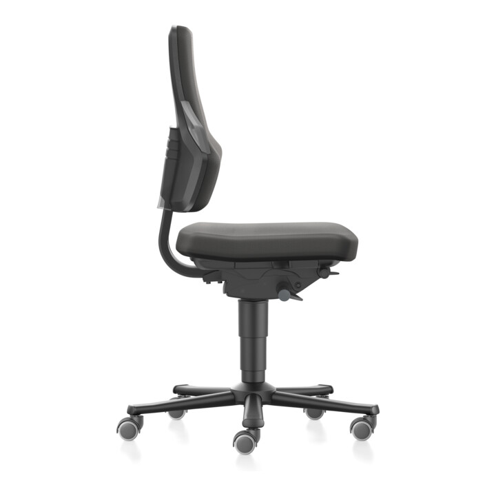 bimos Nexxit mit Rollen Supertec-Polster Grifffarbe grau Sitzhöhe 450-600 mm