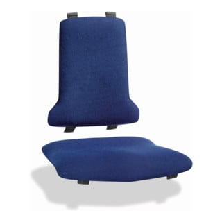 bimos Polstergarnitur Stoff Duotec blau