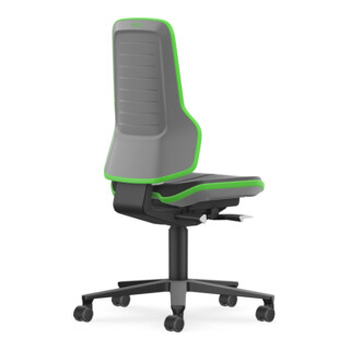 Bimos Sedia girevole da lavoro Neon Skintec Flexband verde 450-620 mm contatto permanente