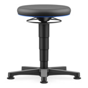 Bimos Sgabello Allround Skintec nero Altezza seduta 560-830 mm Anello poggiapiedi-1