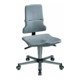 bimos Sintec Arbeitsdrehstuhl Sitz und Rückenlehne aus Kunststoff mit Rollen Permanentkontaktmechanik-1