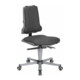 bimos Sintec Arbeitsdrehstuhl Sitz und Rückenlehne aus Kunststoff mit Rollen Permanentkontaktmechanik und Sitzneigungsverstellung-4