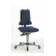 bimos Sintec Arbeitsdrehstuhl Sitz und Rückenlehne aus Kunststoff mit Rollen Synchrontechnik und Gewichtsregulierung-3