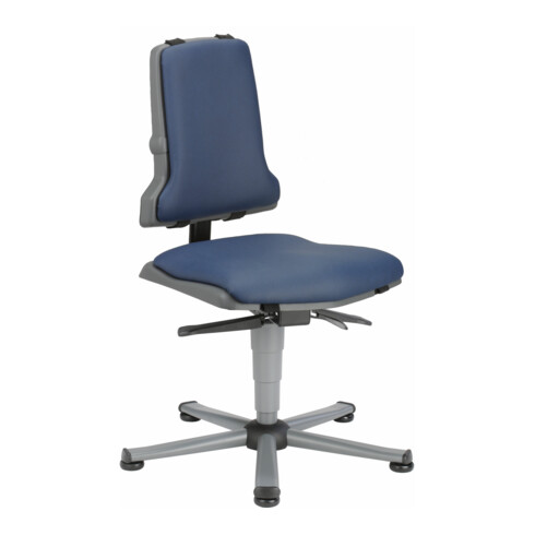 bimos Sintec siège de travail pivotant Assise et dossier en polypropylène avec patins Mécanisme de contact permanent et réglage de l'inclinaison de l'assise