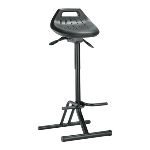 bimos Stehhilfe Profi mit klappbarer Fußablage schwarz Sitz-H.640-840mm