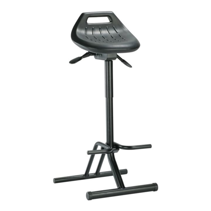 bimos Stehhilfe Profi mit klappbarer Fußablage schwarz Sitz-H.640-840mm
