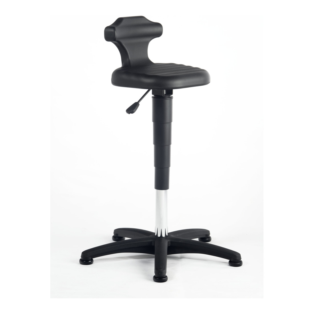 bimos StehhilfeFlex mit Gleiter PU-Schaum schwarz Sitzhöhe 500-780 mm