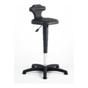 bimos StehhilfeFlex mit Gleiter PU-Schaum schwarz Sitzhöhe 500-780 mm