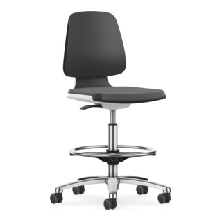 Bimos Tabouret industriel et de laboratoire Labsit avec roulettes Hauteur assise 450-650 mm Skintec