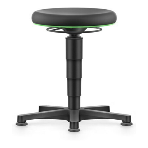 bimos Tabouret pivotant mousse intégrale hauteur d'assise 450 - 650 mm avec patins