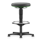 bimos Tabouret pivotant mousse intégrale Hauteur d'assise 530 - 750 mm avec patins et repose-pieds