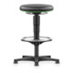 bimos Tabouret pivotant siège en simili cuir Hauteur siège 530 - 750 mm avec patins et repose-pieds-1