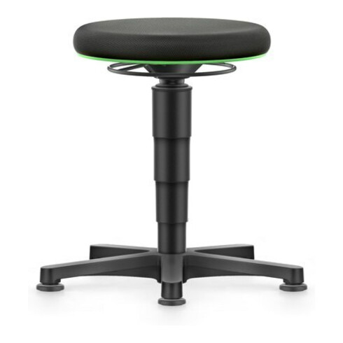 bimos Tabouret pivotant siège tissu hauteur d'assise 450 - 650 mm avec patins