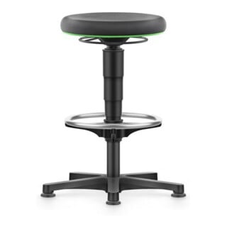 bimos Tabouret pivotant Supertect Hauteur d'assise 530 - 750 mm avec patins et repose-pieds