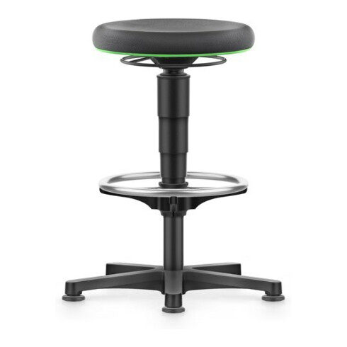 bimos Tabouret pivotant Supertect Hauteur d'assise 530 - 750 mm avec patins et repose-pieds