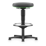 bimos Tabouret pivotant Supertect Hauteur d'assise 530 - 750 mm avec patins et repose-pieds