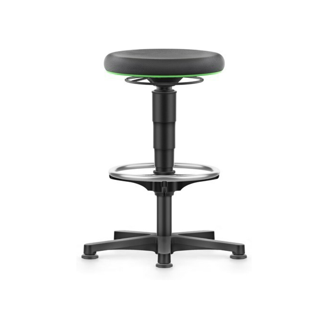 bimos Tabouret pivotant Supertect Hauteur d'assise 530 - 750 mm avec patins et repose-pieds