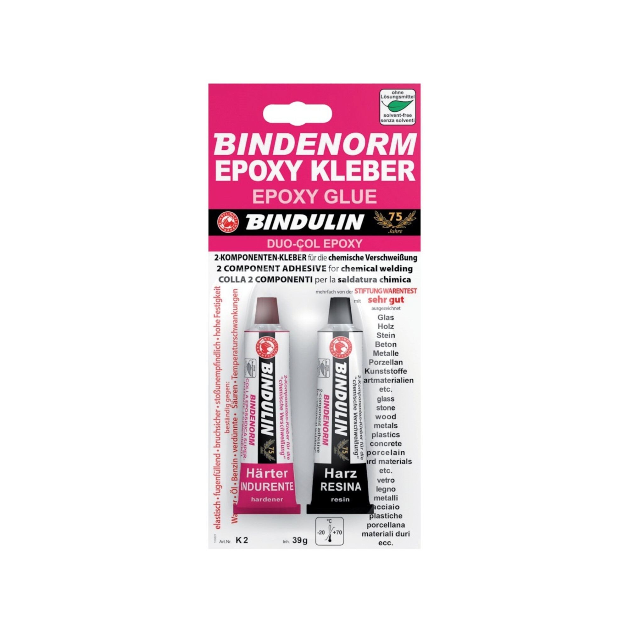 Bindulin Epoxy-Kleber Duo-Col Epoxy 39g K2