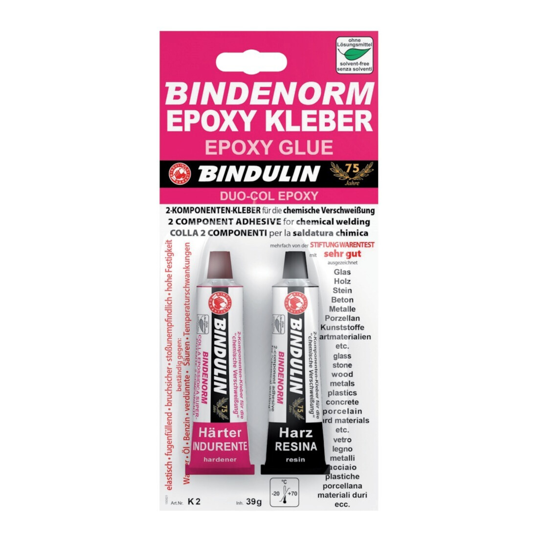 Bindulin Epoxy-Kleber Duo-Col Epoxy 39g K2