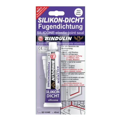 Bindulin Silicon-Dicht 45ml weiß SD10 WE