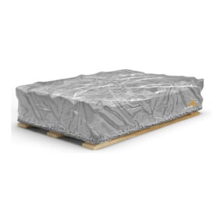 Bio Green Housse de protection pour palettes, gris argenté