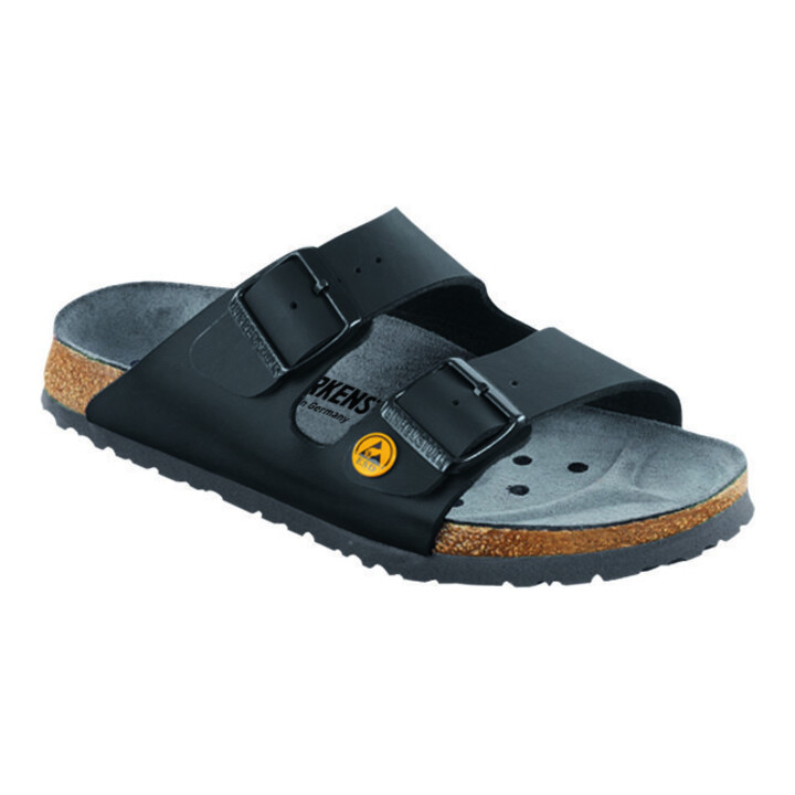 Birkenstock Sandale Arizona ESD schwarz Birko Flor Gr. 43