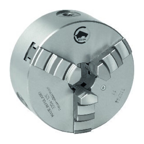 BISON Mandrin 3 mors Fonte 200 mm DIN6350