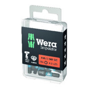 Bit 840/1 IMP DC 6mm L.25mm 1/4 Zoll C6,3 Impaktor,DC Box m.10 Bits WERA