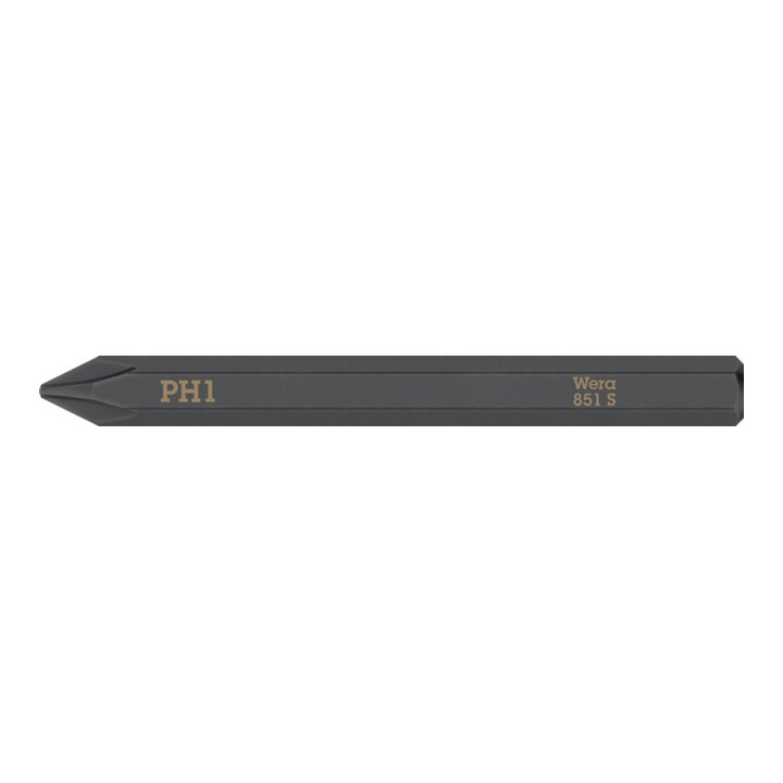 Bit 851 S PH 1x70mm 1/4 Zoll PH 1x70mm L.70mm WERA