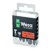 Bit 855/4 IMP DC PZD2 L.50mm 1/4 Zoll E6,3 Impaktor,DC Box m.5 Bits WERA