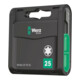 Bit-Box 20pces TX 25 L. 25 mm C-6,3 dans une boîte en plastique 20 embouts en bo