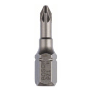 Bosch Bit Pozidriv, L25mm, 1/4" extra duro, 10pz.