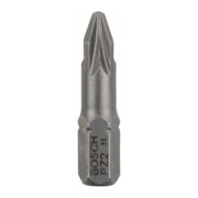 Bosch Bit Pozidriv, L25mm, 1/4" extra duro, 10pz.