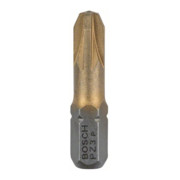 Bosch Bit Pozidriv MaxGrip, L25mm, 1/4" extra duro, 3pz.