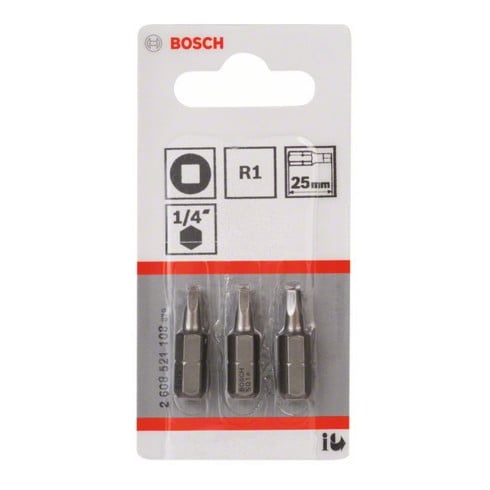 Bosch Bit per cacciavite extra duro, R1, 25mm