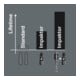 Bit Impaktor 1/4" DIN 3126 E6,3 T40x50mm 5er E/D/E
