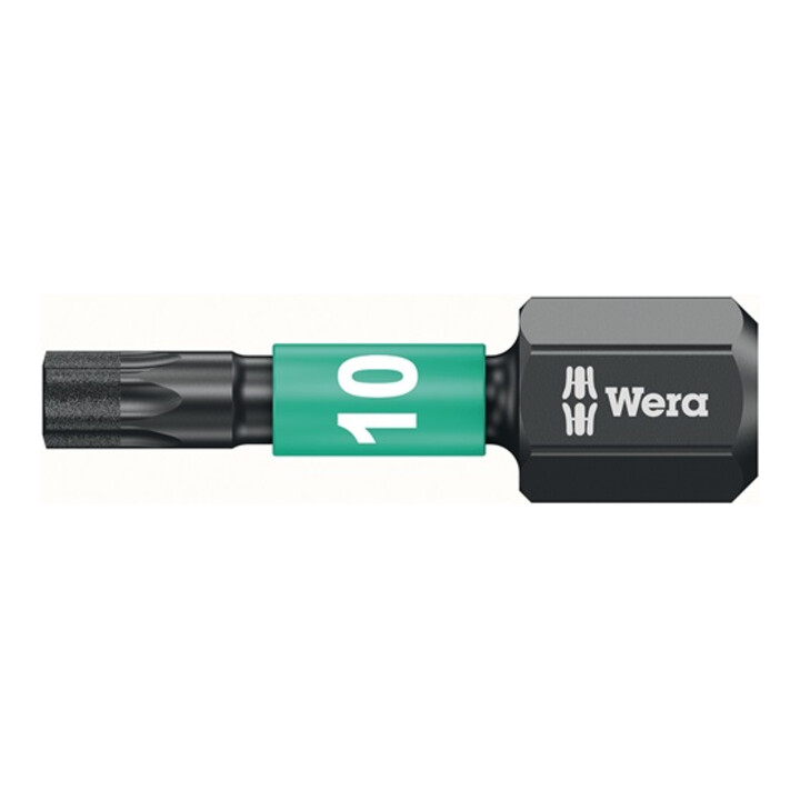Bit IMPAKTOR DC T10 L.25mm 1/4 Zoll C6,3 Impaktor,DC Box m.10 Bits WERA