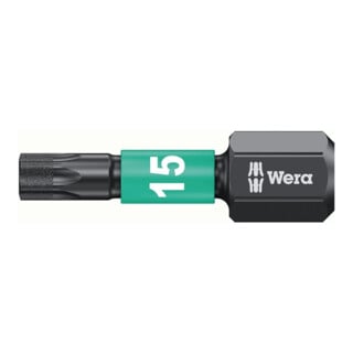 Bit IMPAKTOR DC T15 L.25mm 1/4 Zoll C6,3 Impaktor,DC Box m.10 Bits WERA