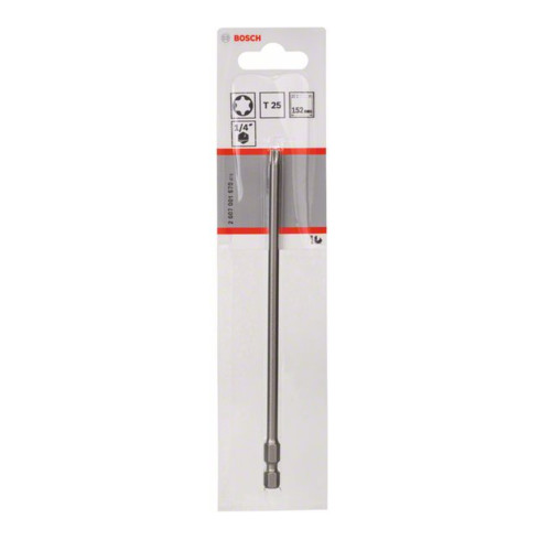 Bosch Bit per cacciavite extra duro, T25, 152mm