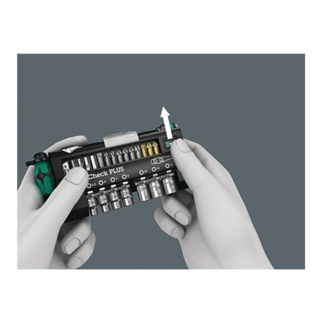 Bit-/Steckschl.-Set Tool-Check plus HF 39-tlg.Schlitz/PH/PZD/T/Knarre/7 Nüsse