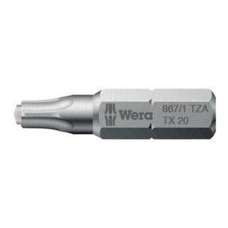 Wera 867/1 ZA TORX® Bits mit Zapfen, TX 10, Länge 25 mm