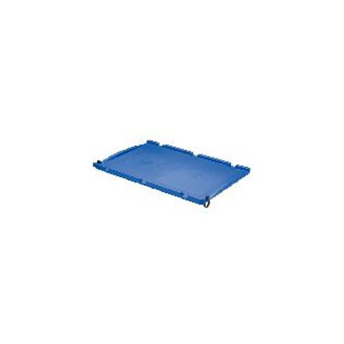 Bito Auflagedeckel Set / ASDV64 inkl. Stecklager und Verschluß L600xB400 mm, blau