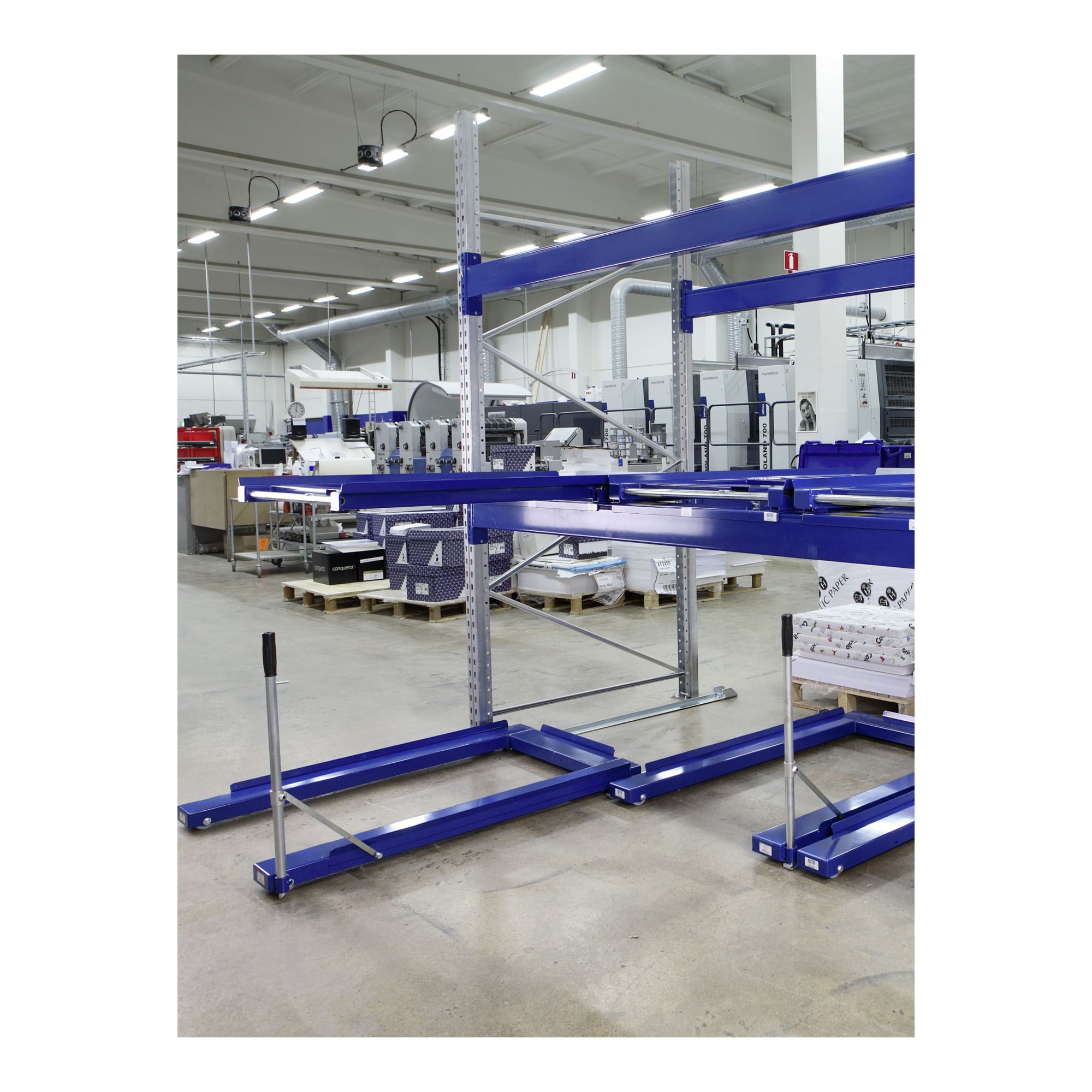 Bito Auszugsvorrichtungen für den Einsatz auf Traversen H 90 mm 600kg, Auszug 70% aus Stahl für Palettenregale mit einer Höhe von 90 mm und einer