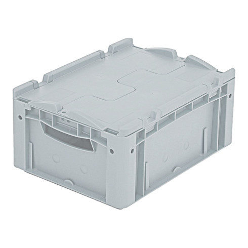 Bito Bac gerbable Euro XL Set / XLD43171 400x300x170 gris Couvercle
