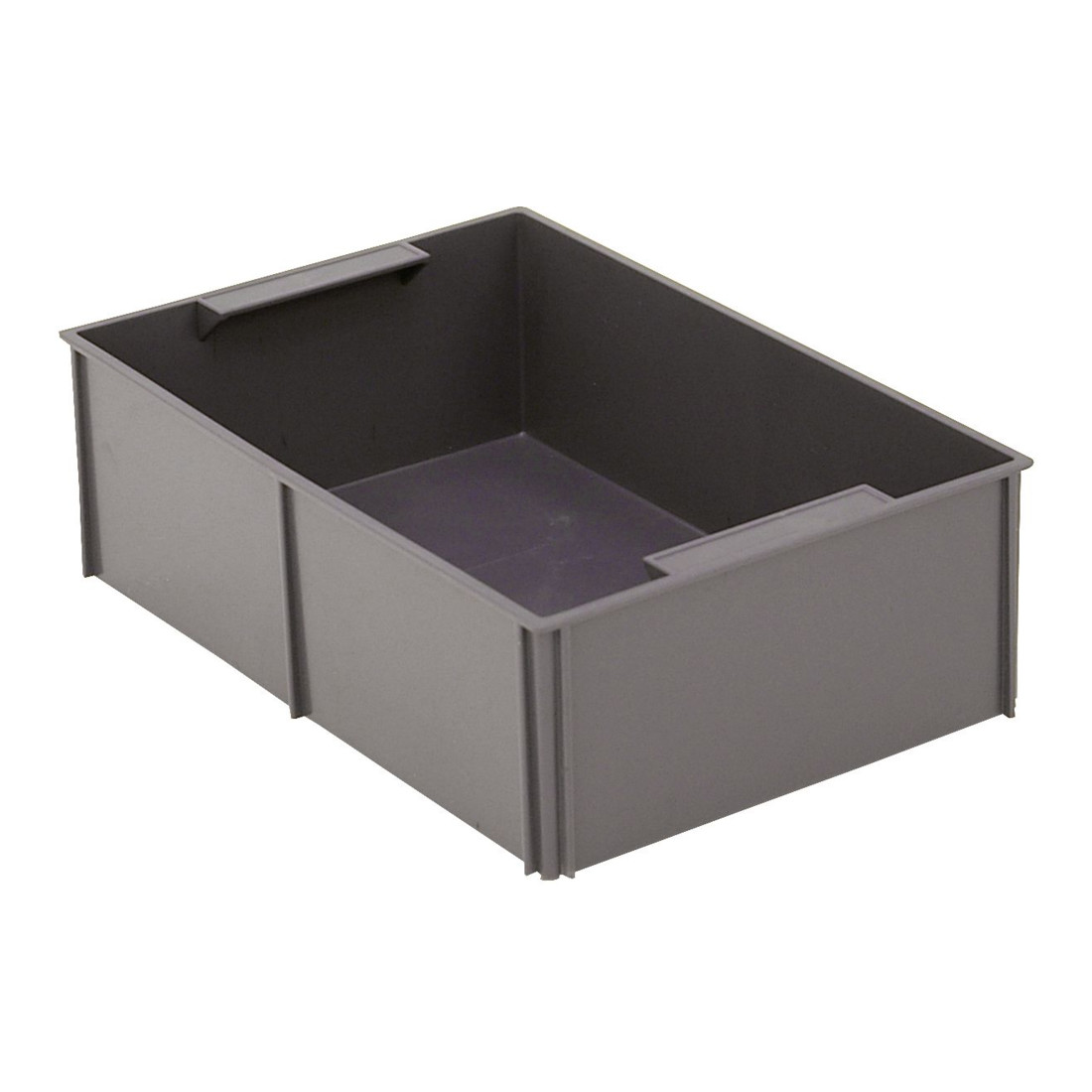 Bito Einsatzkästen EEK26178 für Kleinladungsträger KLT B 265 mm x H 85 mm x T 179 mm, schwarz
