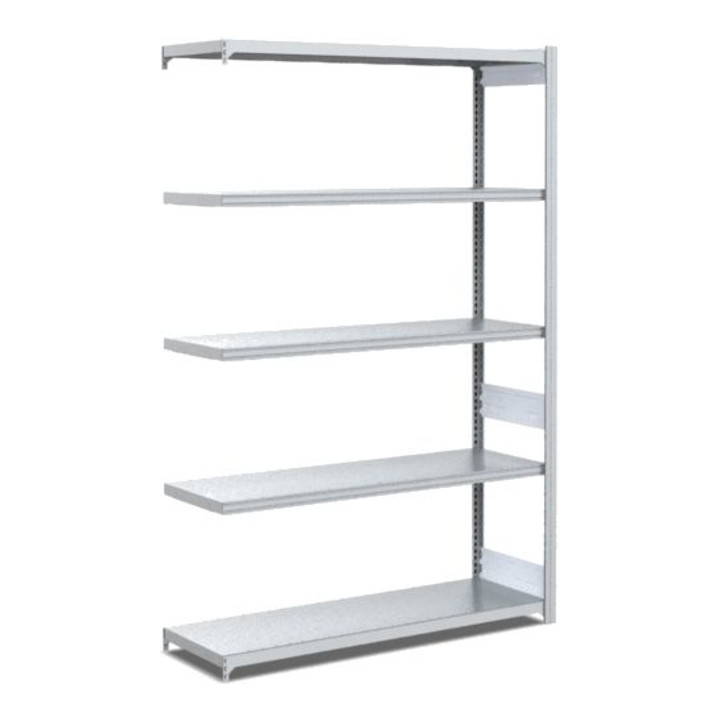 Bito Étagère type:S L1008xH2000xD424 mm, baie supplémentaire 300 kg galvanisée