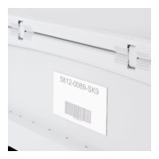 Bito Etikettenhalter SL-ET2 B240xH168 mm PP US-Schweißung, grau