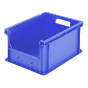 Bacs gerbables norme Europe Bito série BN avec ouverture frontale visible bleubleu