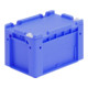 Bito Eurostapelbehälter XL mit Deckel und Verschluss XL 32171ASDV L300xB200xH188 mm, blau-1